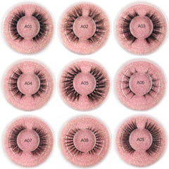U-Hotmi Fales Eyelashes 10-styles variety to match any occasion.