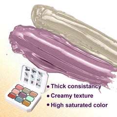 Close-up of cured glossy finish from U-Shinein gradient gel.
