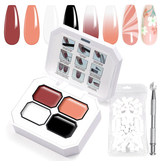 U-Shinein gradient painting gel ombre for smooth transitions on nails