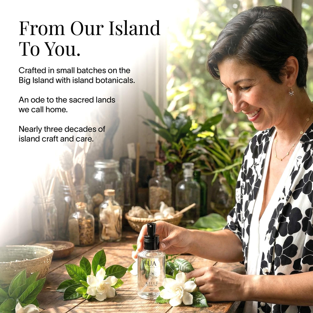 Ua Body Kiele Gardenia desk or bag mist for quick refresh anywhere.