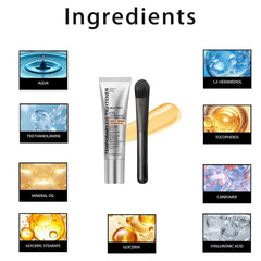 UABUITGLS Brush applicator enables pea-sized coverage