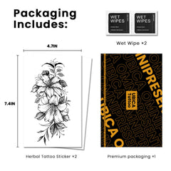 UBICA primer wipes included with two sheets for prep-ready use.