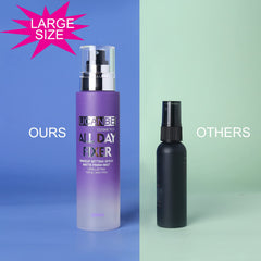 UCANBE matte-finish spray keeps makeup in place all day.