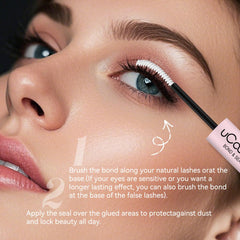 UCOOLME diy lashes closeup showing beginner-friendly design
