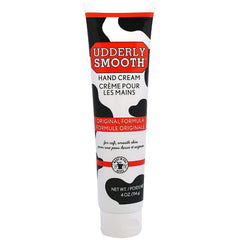 Udderly Smooth display-ready packaging on shelf.
