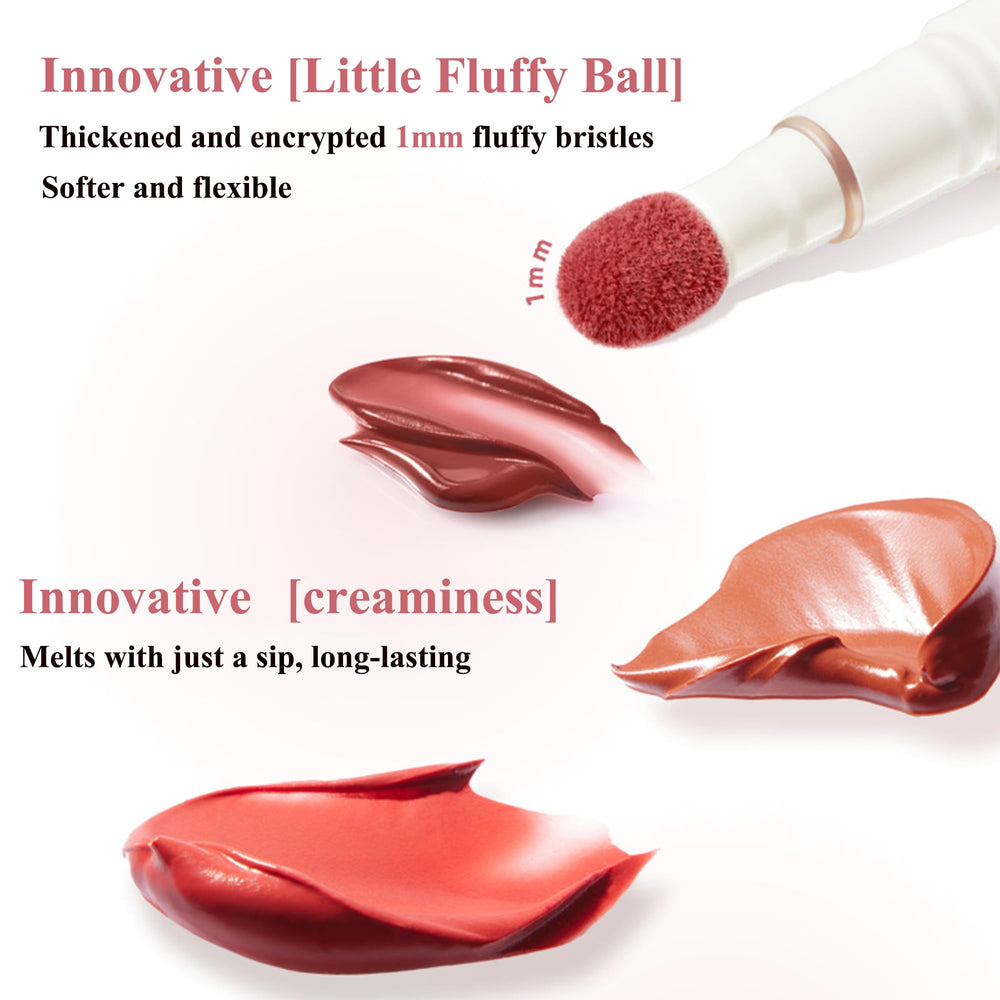 Ueuiu 2-in-1 Lipstick and Cushion Foundation for instant color and coverage.