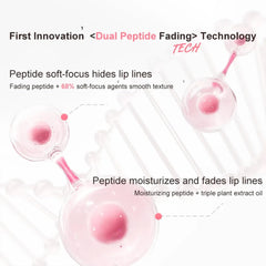 Ueuiu lip color with Hydrating Formula keeps lips soft and moisturized all day.