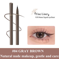 Ueuiu Judy Doll Liquid Eyeliner ultra-fine tip close-up enabling precise lines.