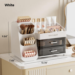 UFORU vanity storage fits on counters to reduce clutter and improve access.