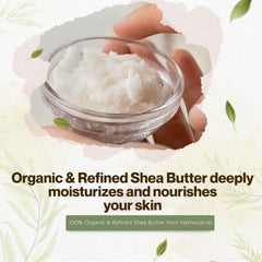 uhrohmu cosmetic grade shea butter block ready for skincare, hair care and soaps