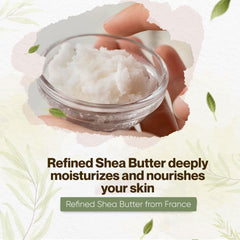 uh*Roh*Muh refined shea butter demonstrates neutral scent ideal for skincare.