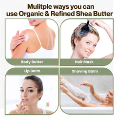 uhrohmu refined shea butter processing close-up, neutral scent for scented formulations