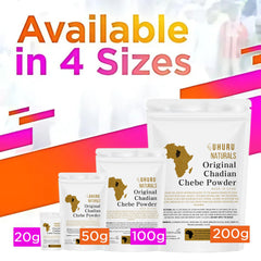 Uhuru Naturals Chebe Powder on hair length to reduce breakage.