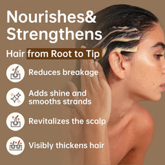 UIZELTA Batana Oil scalp massage for healthier roots.