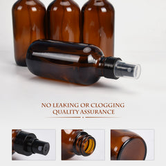 ULG dark brown glass protects contents from UV exposure.