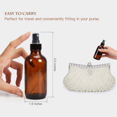 ULG bottle in a purse demonstrating portable, spill-free travel.