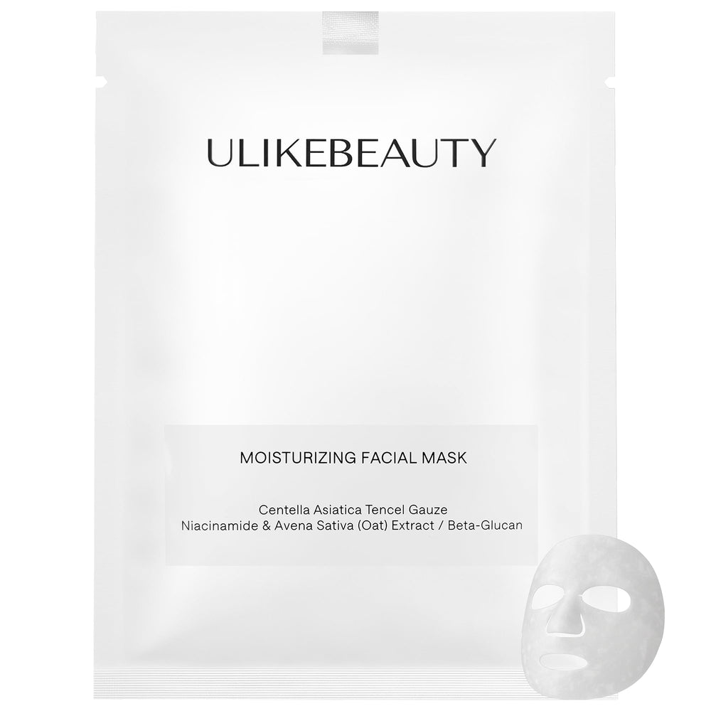 Ulikebeauty Moisturizing Facial Mask centella close-up showing soothing relief