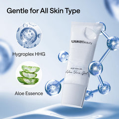 Post-removal care with Ulikebeauty Vera Gel beside the device.
