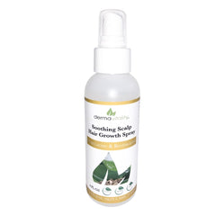 UltimateVitality soothing scalp spray bottle calms irritation and hydrates the scalp.