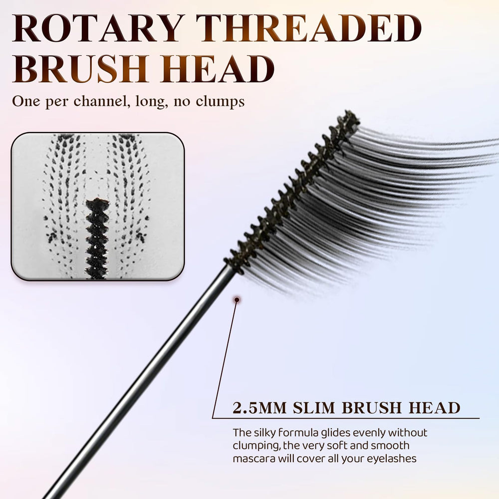 Ultra-Fine Lengthening Mascara worn daily demonstrates 24-hour waterproof performance.