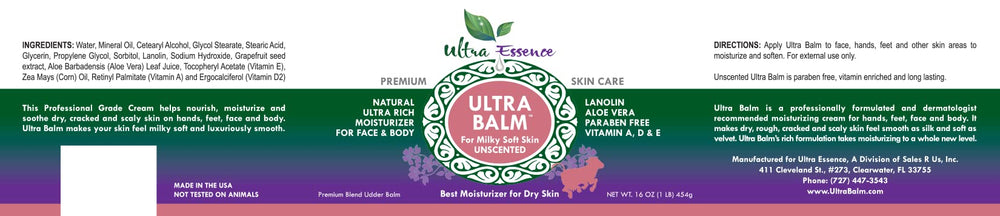 Ultra Balm cracked heels and hands care softens rough skin and protects.