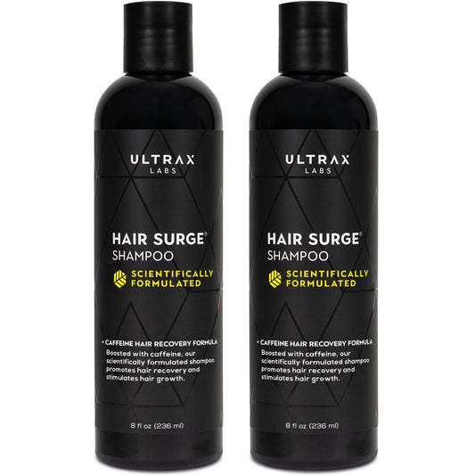 Ultrax Labs Hair Surge bottle front for daily scalp care.