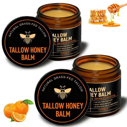 UMHWYZW beef tallow face moisturizer jar for daily, non-greasy hydration.
