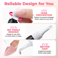 UNA GELLA vitamin E-infused formula supports smooth, residue-free results after use