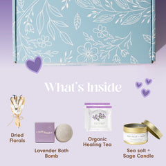 Unboxme Gifts lavender soap bar with soothing scent for gentle cleansing.