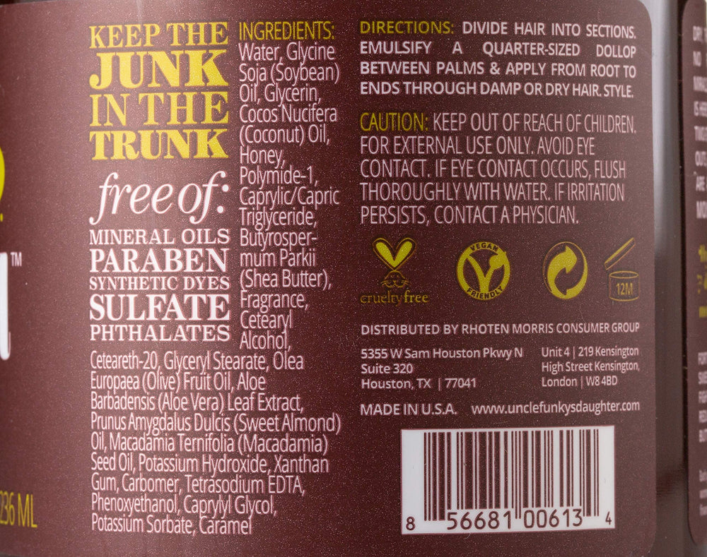 Ingredients focus on coconut oil and shea butter for softer hair.