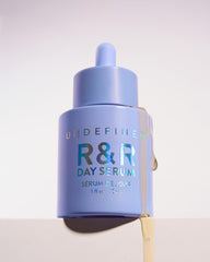 Undefined Beauty R&R Day Serum texture closeup shows silky, hydrating formula.