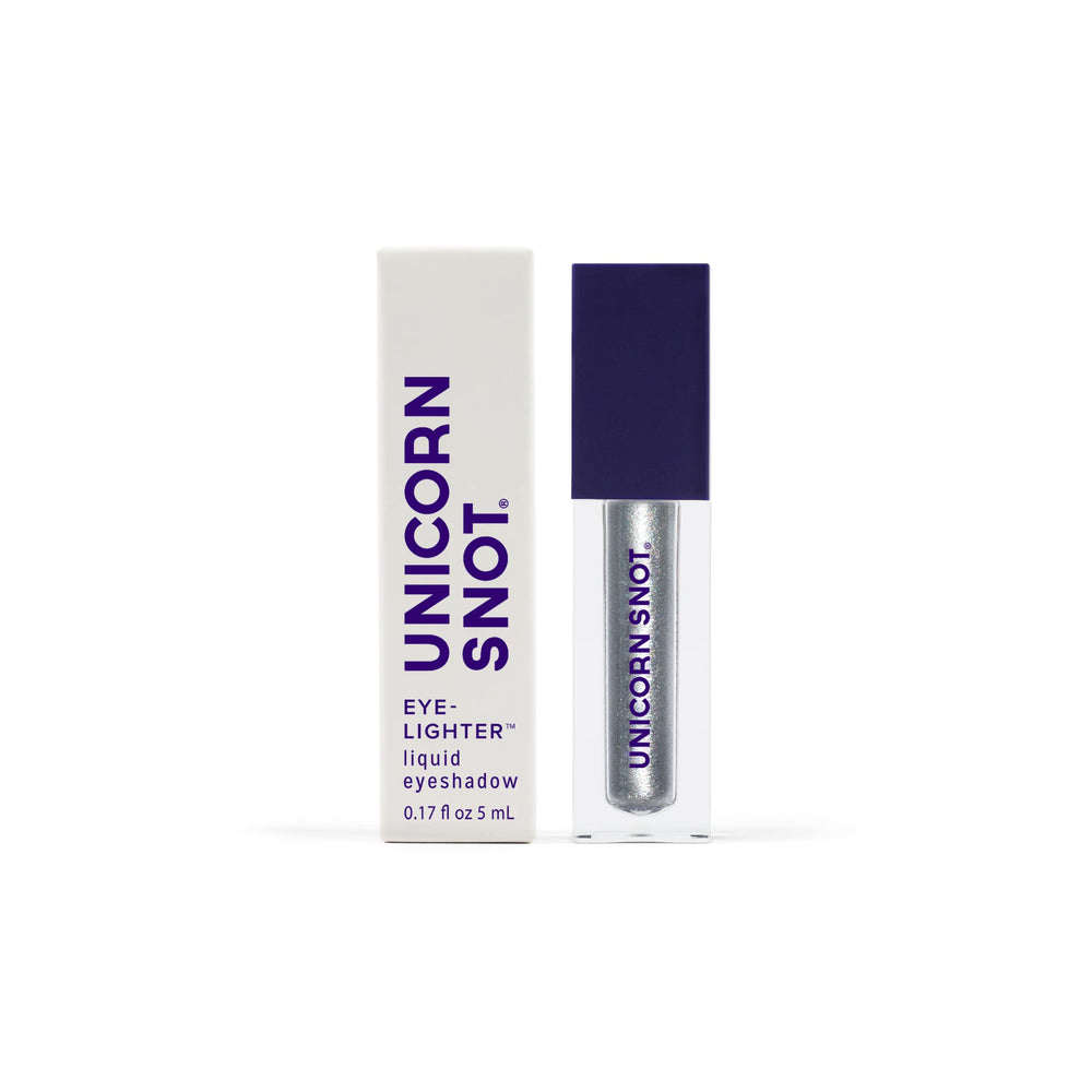 UNICORN SNOT Eyelighter Bounce-Silver tube for on-the-go shimmer and touch-ups.