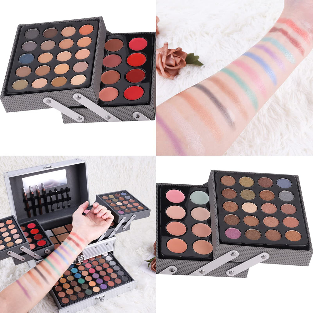 UNIFULL portable kit with built-in mirror enables quick touch-ups