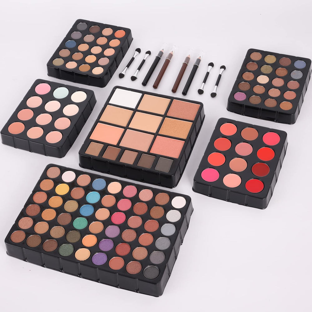 UNIFULL travel-friendly aluminum outer case keeps cosmetics secure