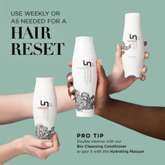 Unwash Anti-Residue Cleanse application-closer shows easy, even distribution.