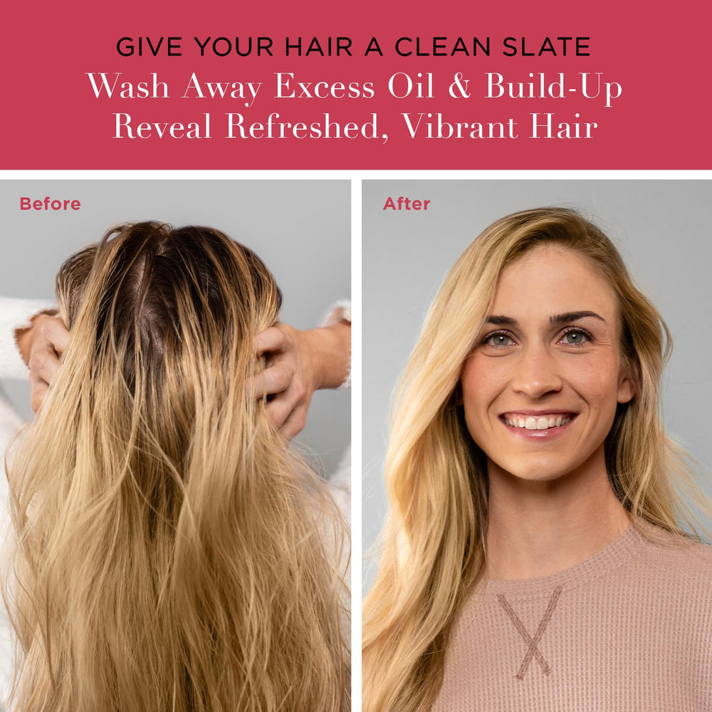 Unwash Anti-Residue Cleanse label moringa highlights nourishing moisture for soft hair.