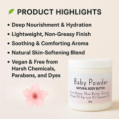 Uplift Us shea coconut butter melt on skin delivering lasting softness