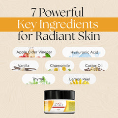 UpWellness ACV Secret daily skincare routine image promotes simple hydration ritual.