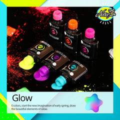 UR SUGAR Glow in the Dark purple neon polish for dramatic style.
