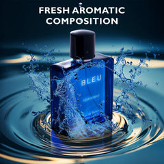 Urban Collection Bleu for Men spice heart close-up, adds depth and intrigue.