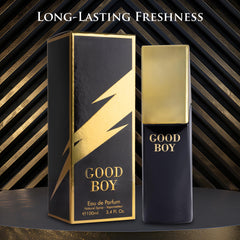 Bold Boy spray action with instant refreshing aroma