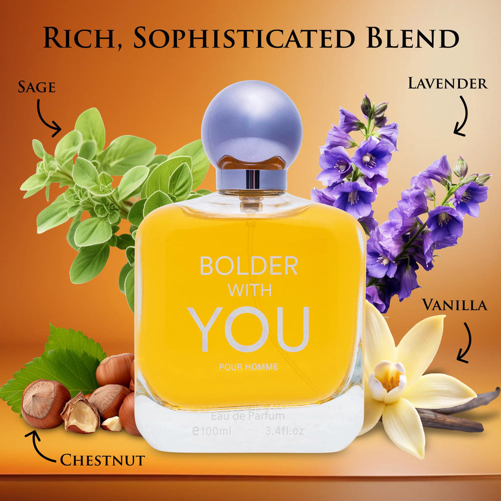 Urban Collection Bolder With You bottle close-up highlighting premium cap details.