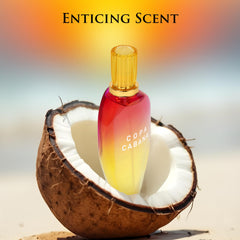 Jasmine petals in Copa Cabana heart, highlighting floral nuance.