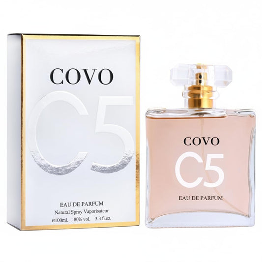 URBAN COLLECTION Covo C5 bottle close-up for everyday wear fragrance.
