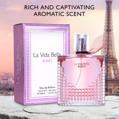 Urban Collection La Vida Bella Roses top notes raspberries offer a bright start