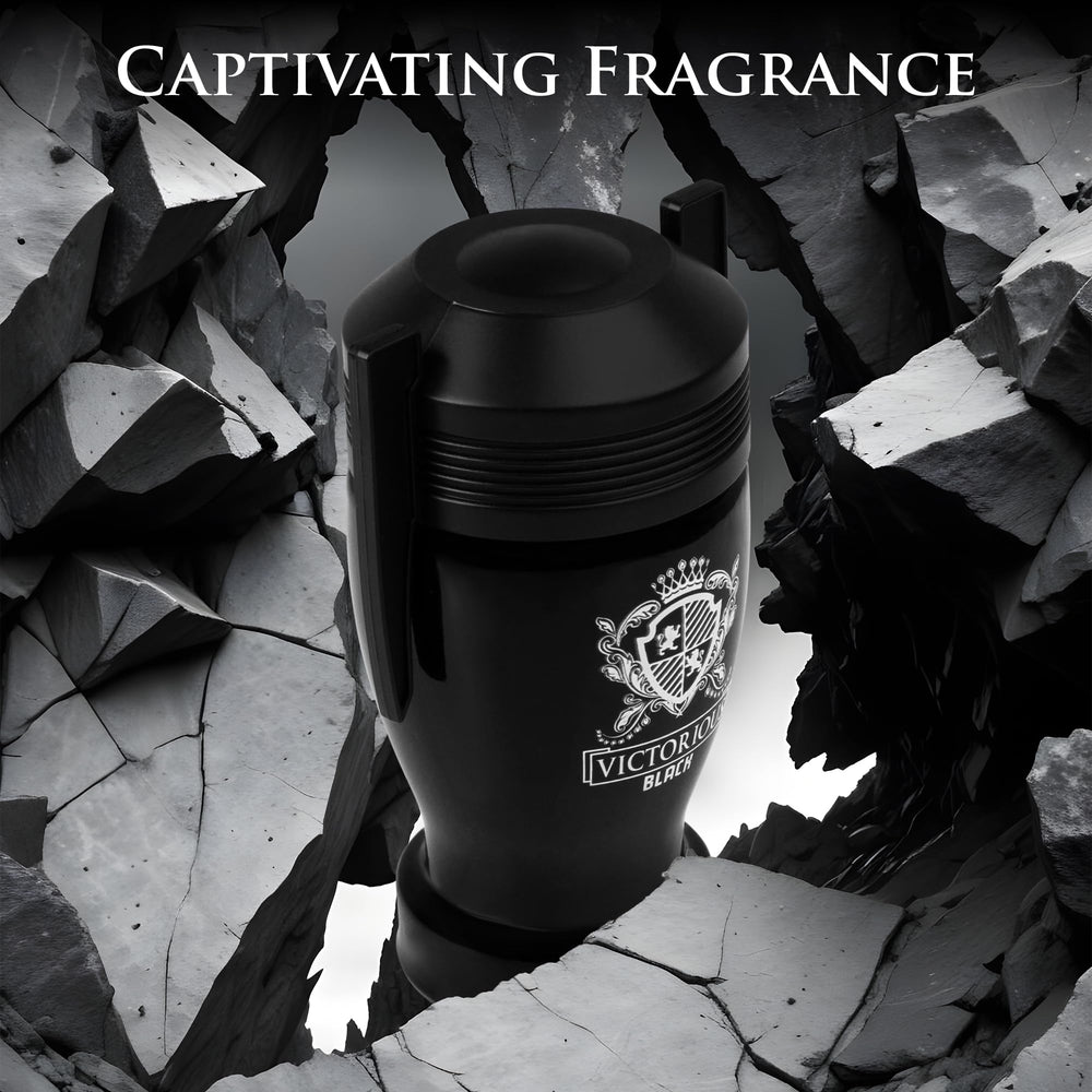 Cap close-up on Victorious Black emphasizes durability and luxury feel.