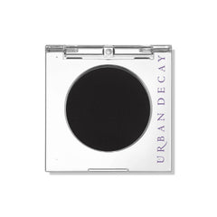 Urban Decay 24/7 Eyeshadow Blackout swatch showing deep matte pigment.