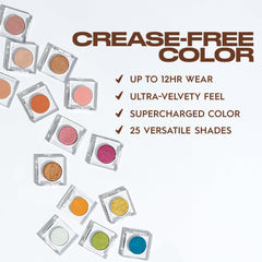 Urban Decay 24/7 Eyeshadow Single Introvert Peach Matte finger-application showing maximum payoff