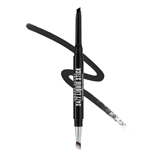 Urban Decay 24/7 Liquid Stick Melted Onyx retractable tip for bold, precise lines.