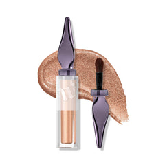 URBAN DECAY Glaze-On Space Cowboy light champagne gold shimmer on lid for long-lasting shine
